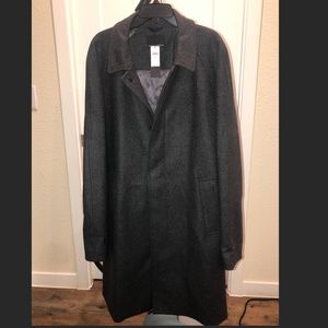 Italian 79% Wool Grey Coat